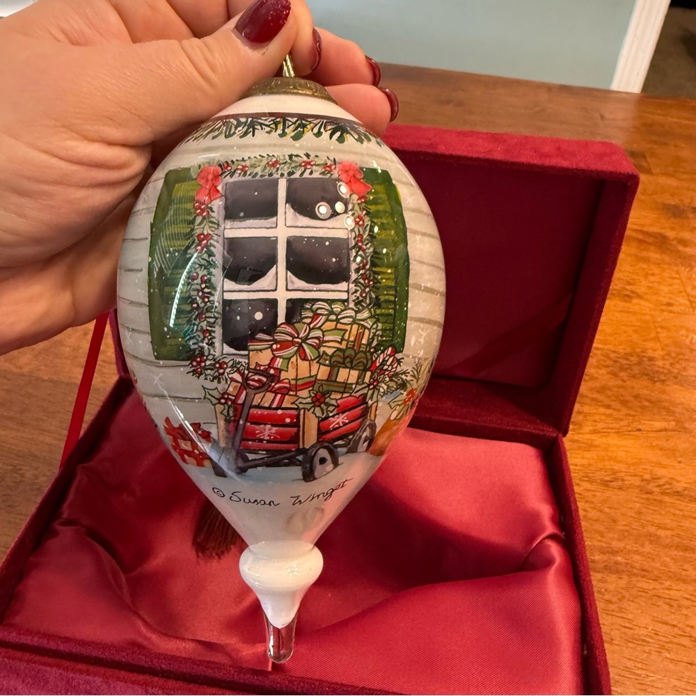 Susan Wright Home is where our story begins ornament with box - Picture 4 of 8